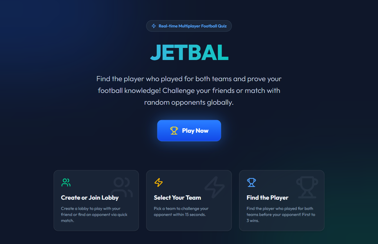 Jetbal - Multiplayer Football Quiz